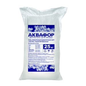 Фирменная соль АКВАФОР 25 кг